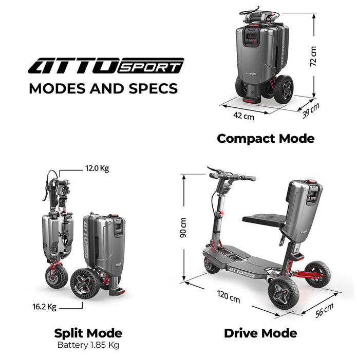 ATTO SPORT Mobility Scooter